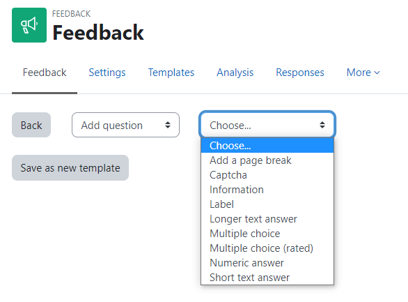 Screenshot feedback compose survey