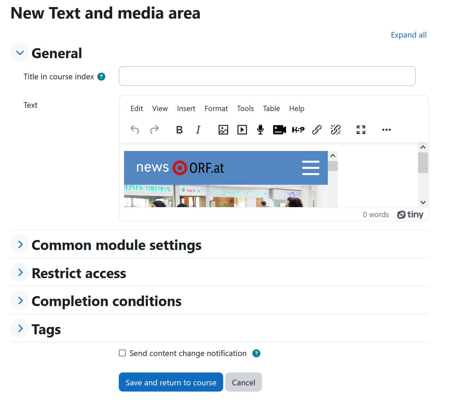 After editing all the necessary components, please save the changes by clicking on the 