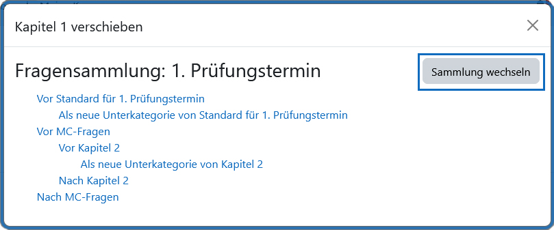 Screenshot: Ansicht nachdem auf